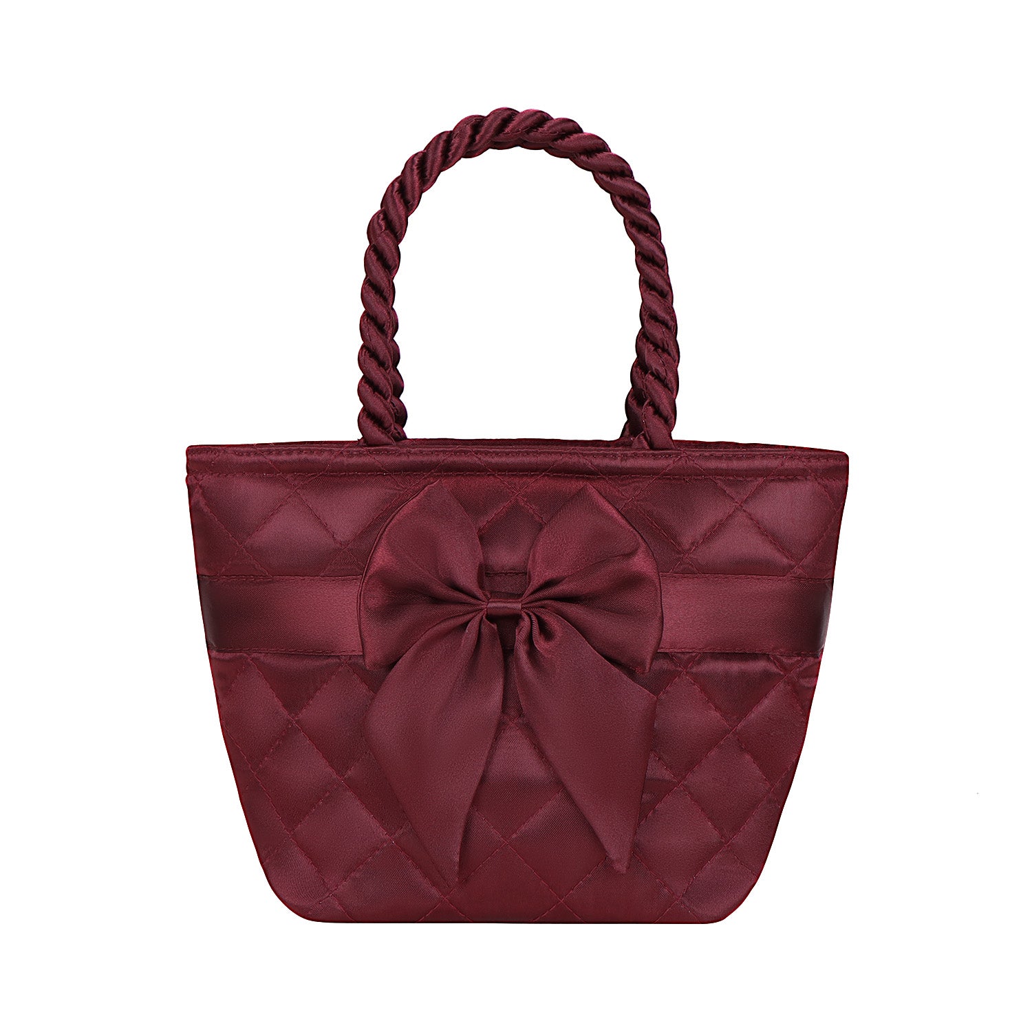 NaRaYa Pleated Satin Shoulder Bag