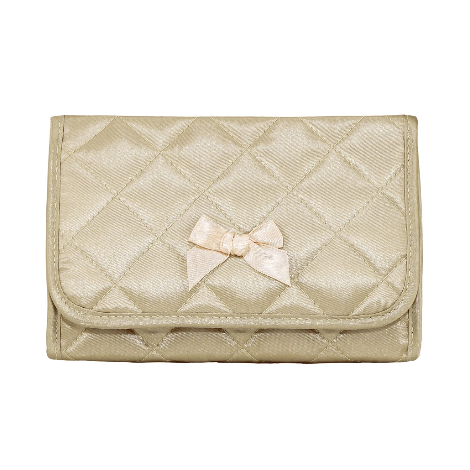 NaRaYa Satin Cosmetic Bag With Mirror L