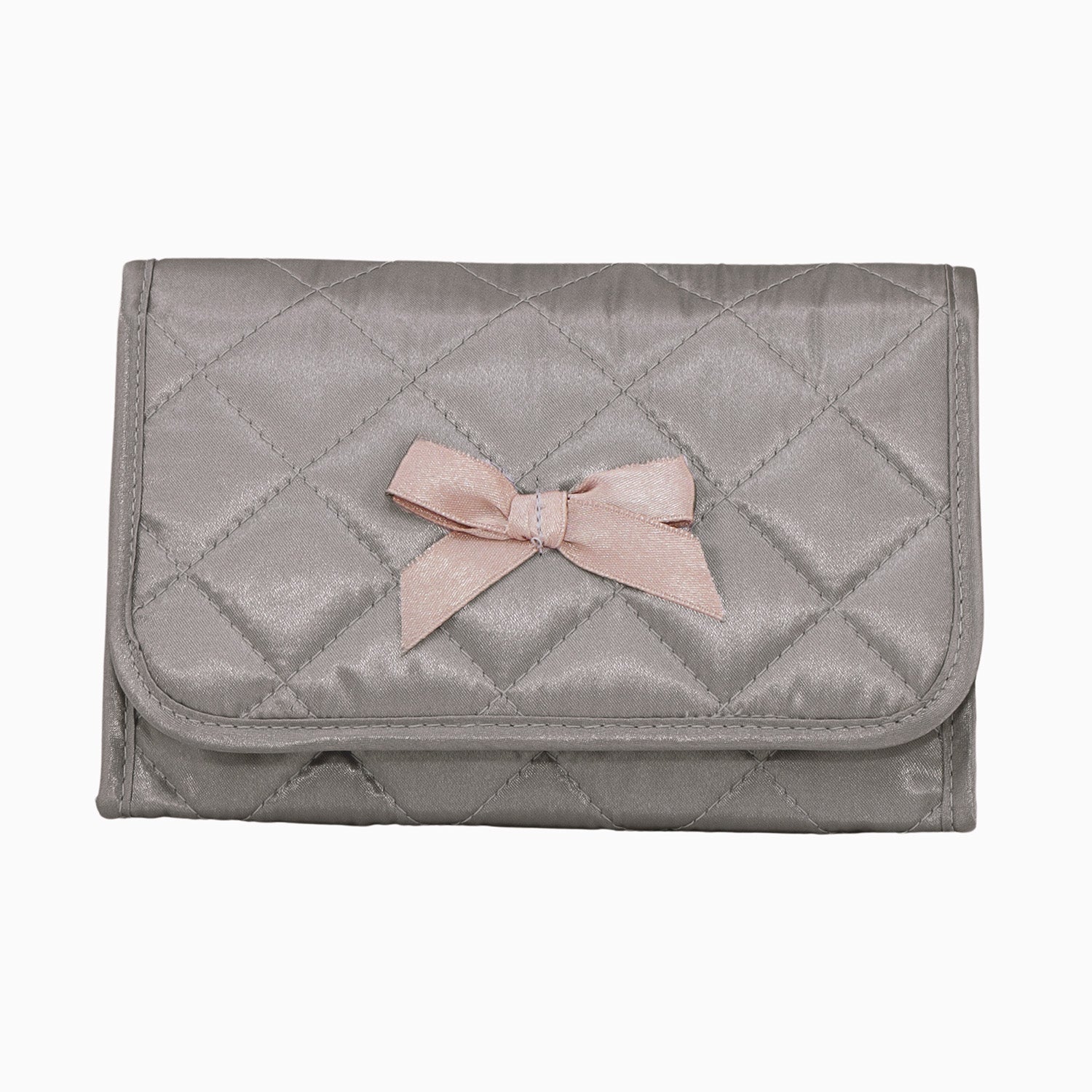 NaRaYa Satin Cosmetic Bag With Mirror L