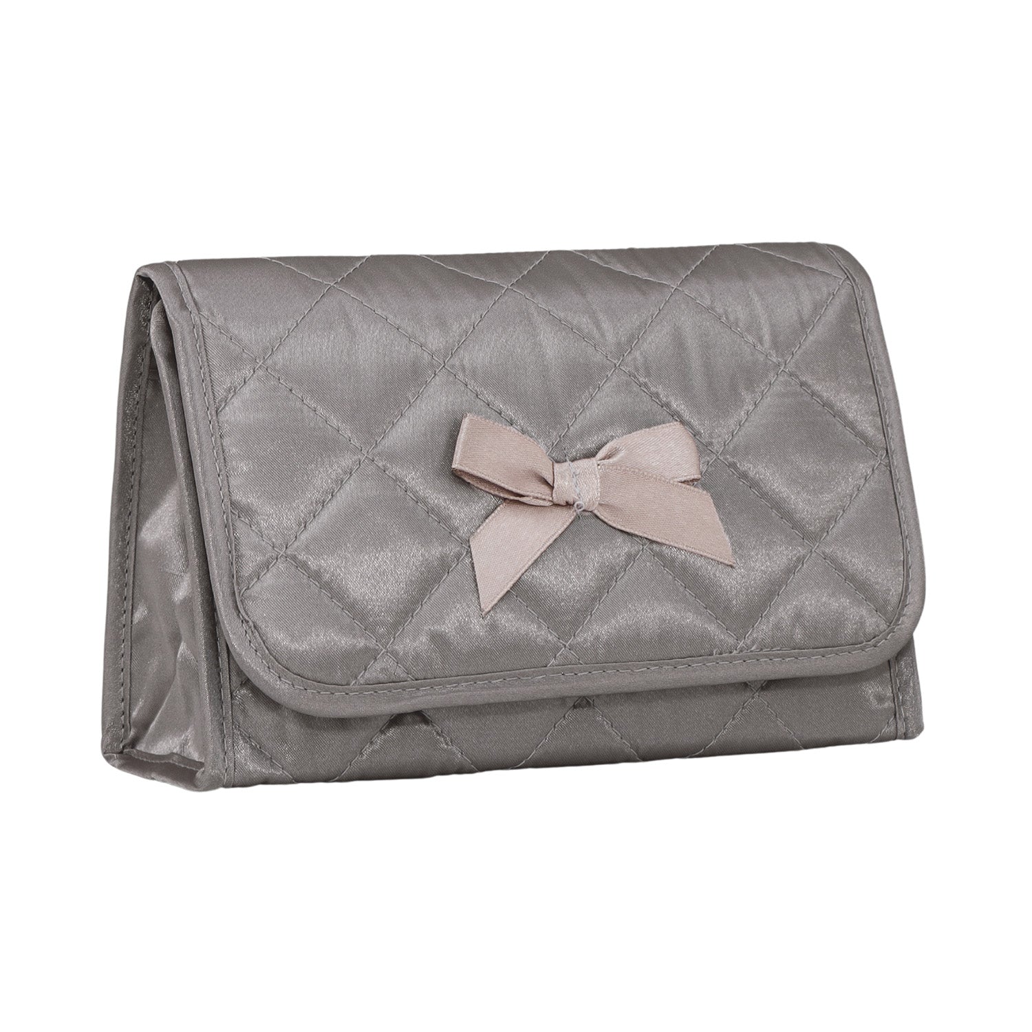 NaRaYa Satin Cosmetic Bag With Mirror L