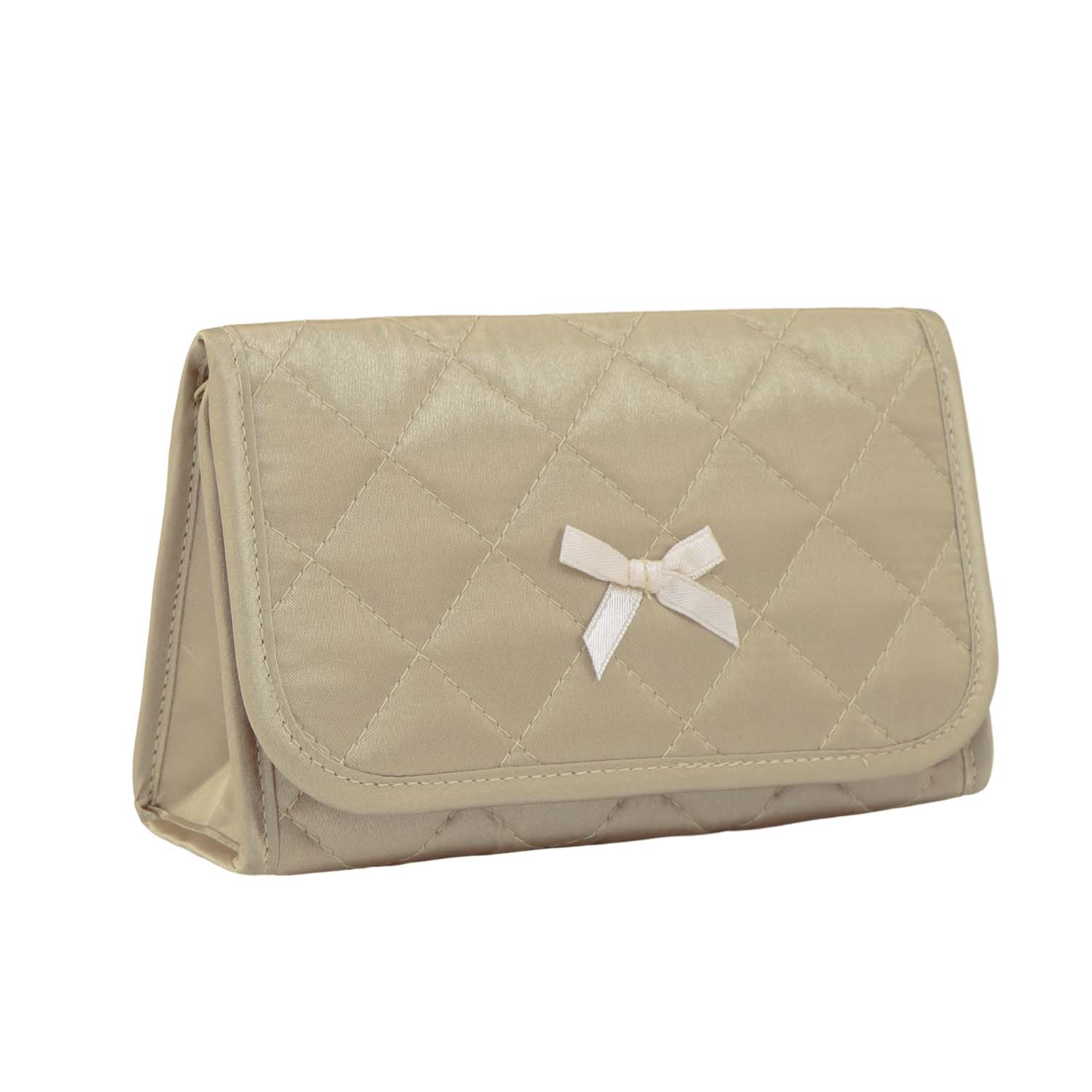 NaRaYa Satin Cosmetic Bag With Mirror S