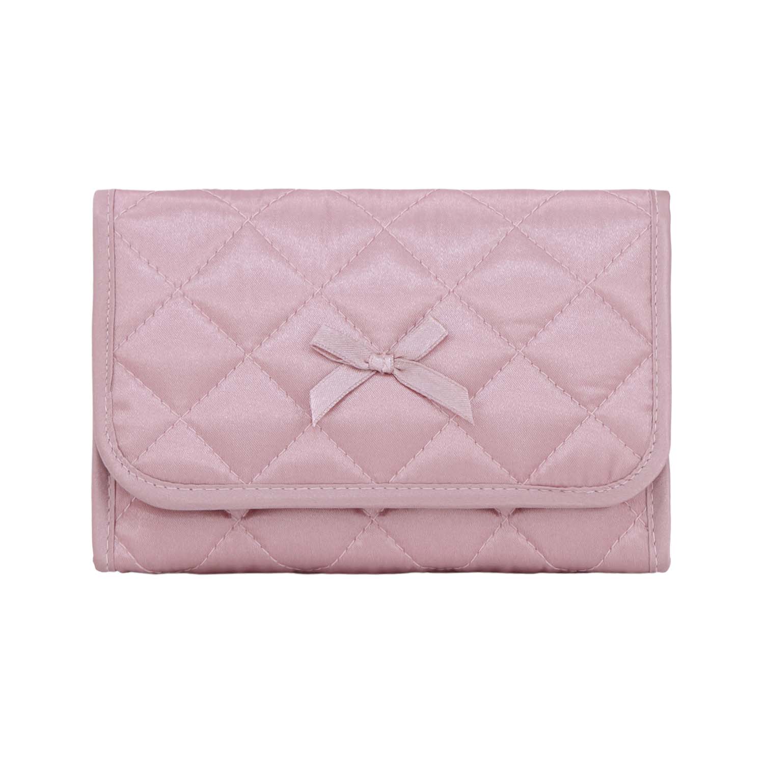 NaRaYa Satin Cosmetic Bag With Mirror S