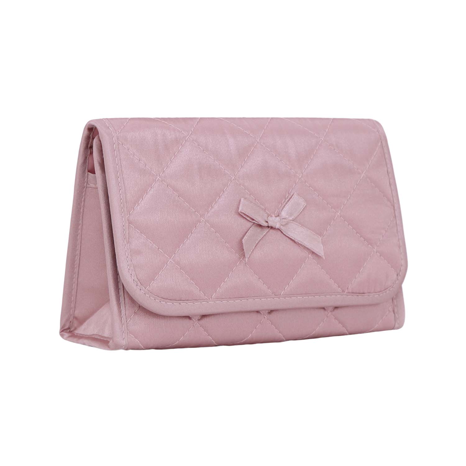 NaRaYa Satin Cosmetic Bag With Mirror S