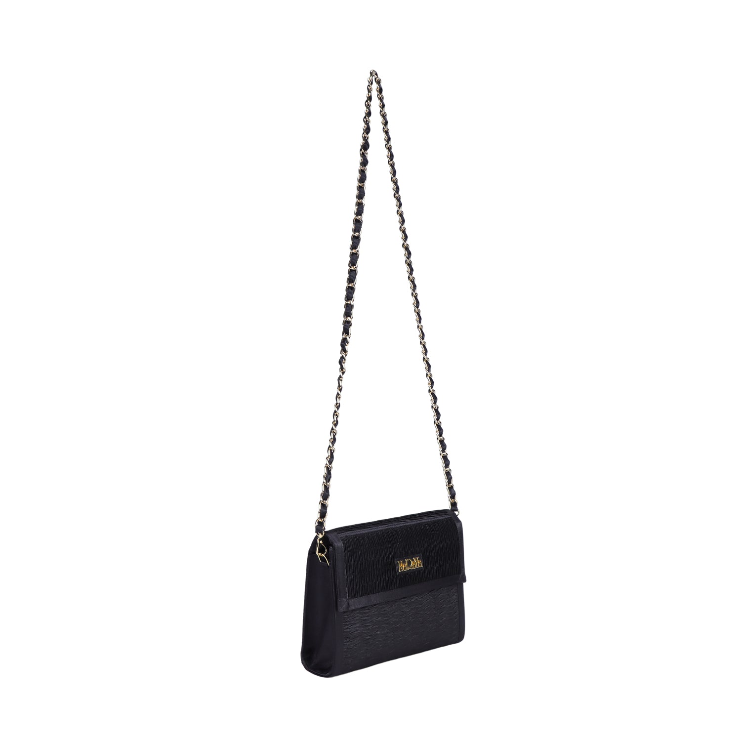 NaRaYa Pleated Satin Crossbody bag